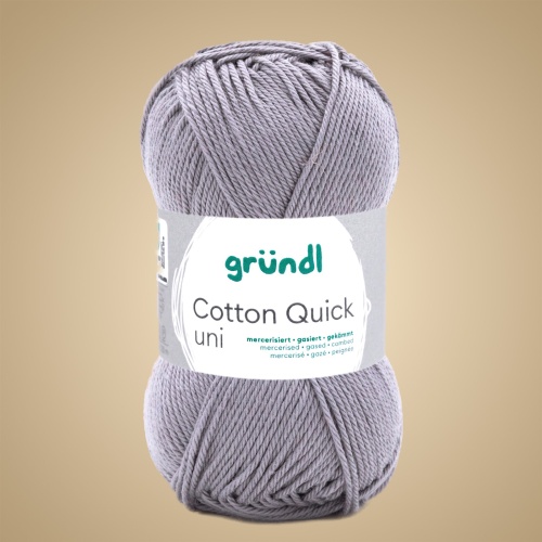»Cotton Quick uni« Silbergrau
