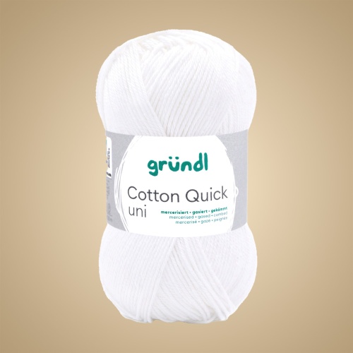 »Cotton Quick uni« Weiss