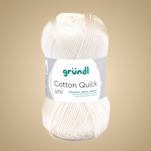 »Cotton Quick uni« Wollweiß