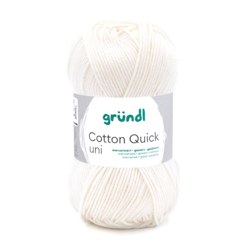»Cotton Quick uni« Wollweiß
