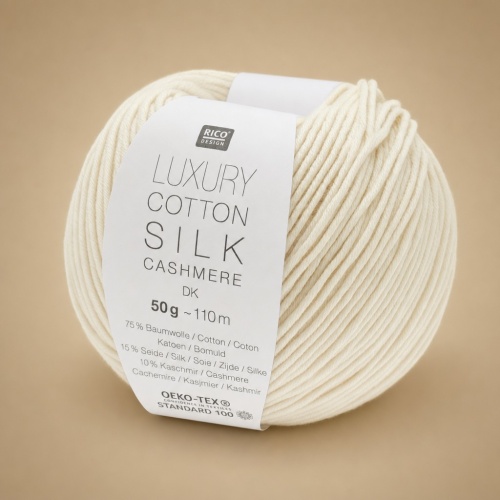 »Rico Luxury Cotton Silk Cashmere« Creme