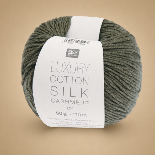 »Rico Luxury Cotton Silk Cashmere« Khaki