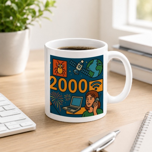Tasse »Jahr 2000 Internet & Technik«