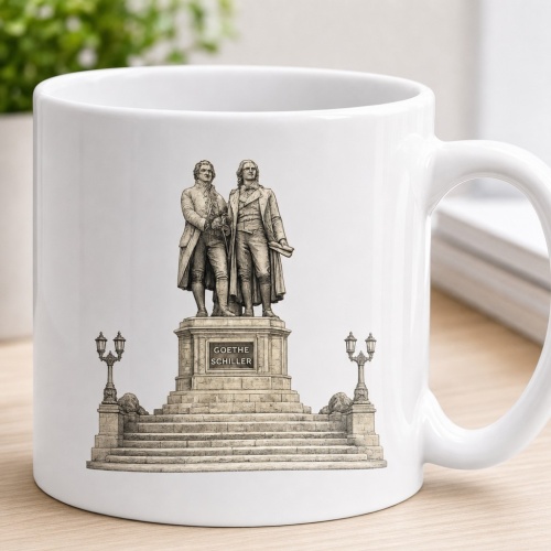 Tasse »Goethe-Schiller-Denkmal – Land der Dichter und Denker«
