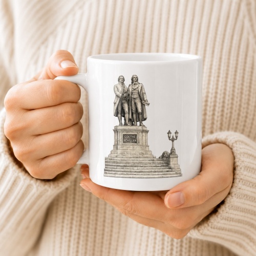 Tasse »Goethe-Schiller-Denkmal – Land der Dichter und Denker«