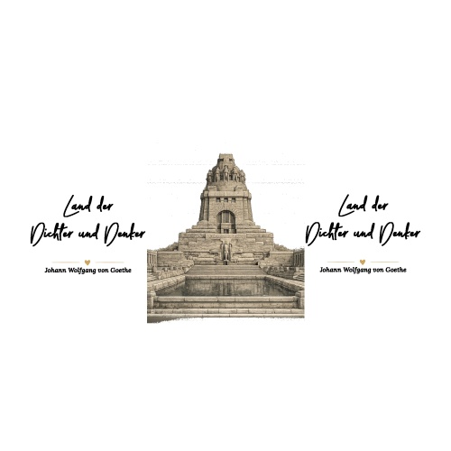 Tasse »Völkerschlachtdenkmal Leipzig – Dichter & Denker«