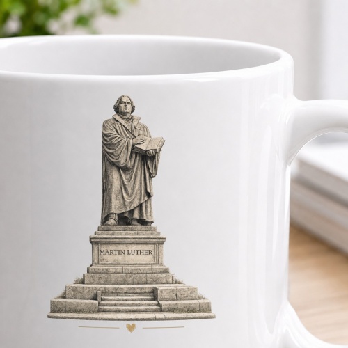 Tasse »Martin Luther Denkmal – Land der Dichter und Denker«