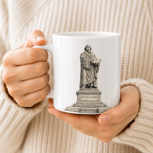 Tasse »Martin Luther Denkmal – Land der Dichter und Denker«