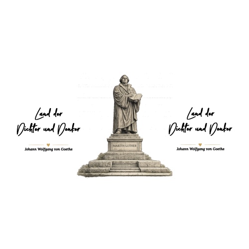 Tasse »Martin Luther Denkmal – Land der Dichter und Denker«