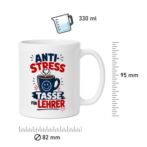 Tasse »Anti-Stress-Tasse für Lehrer«