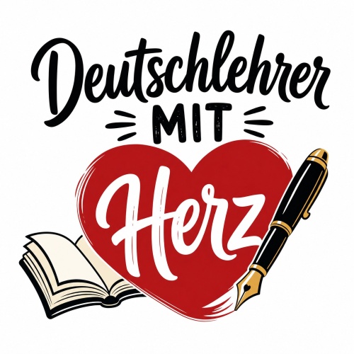 Tasse »Deutschlehrer mit Herz«