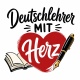 Tasse »Deutschlehrer mit Herz«