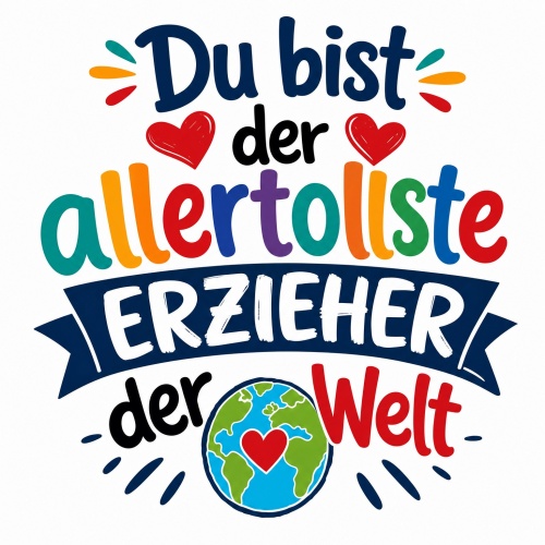 Tasse »Du bist der allertollste Erzieher der...