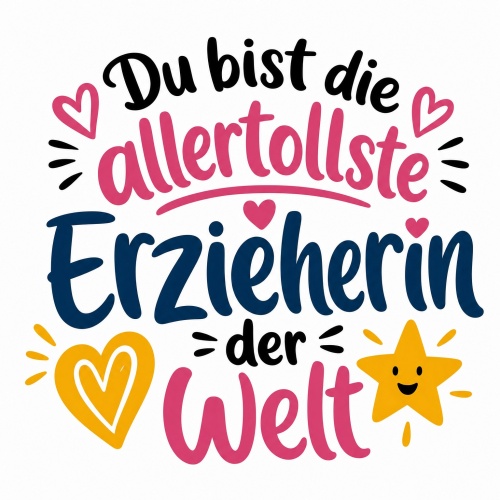 Tasse »Du bist die allertollste Erzieherin der...