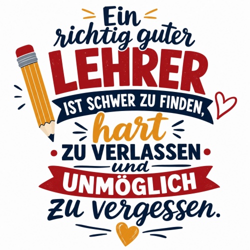 Tasse »Ein richtig guter Lehrer ist schwer zu...