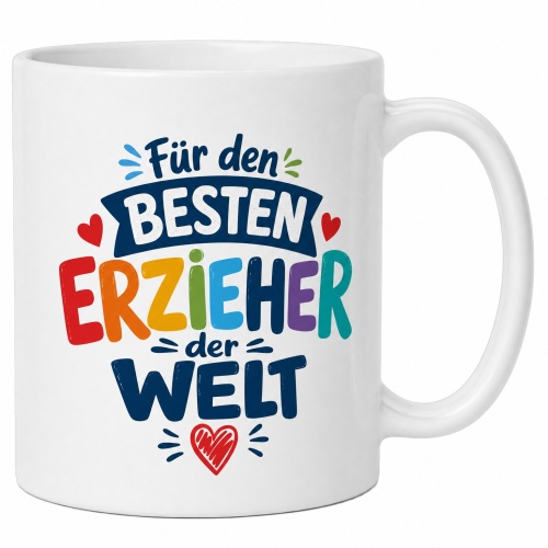 Tasse »Für den besten Erzieher der Welt«