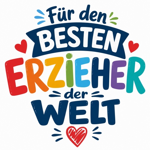 Tasse »Für den besten Erzieher der Welt«