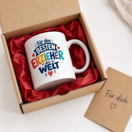 Tasse »Für den besten Erzieher der Welt«