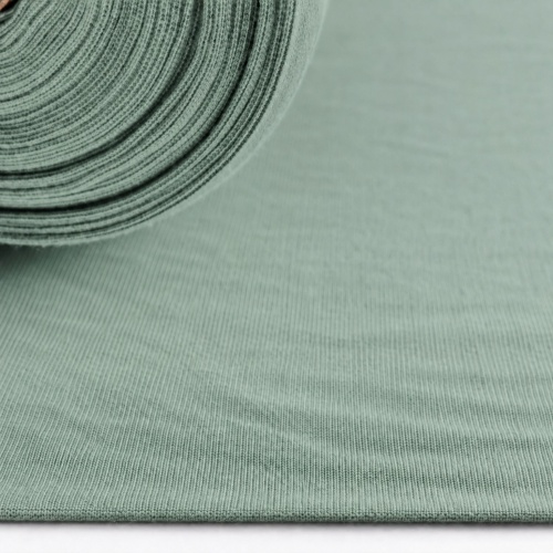 Bündchenstoff Uni - Mint Grün
