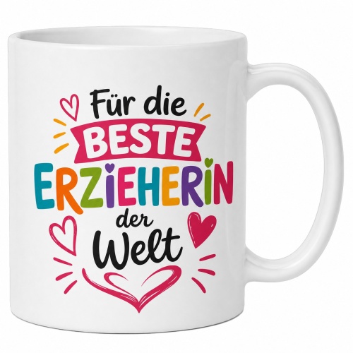 Tasse »Für die beste Erzieherin der Welt«