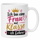 Tasse »Ich bin eine Frau mit Klasse – ich Lehrer«