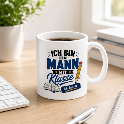 Tasse »Ich bin ein Mann mit Klasse – ich,...