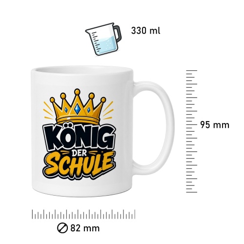 Tasse »König der Schule«