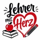 Tasse »Lehrer mit Herz«
