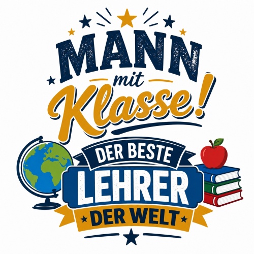 Tasse »Mann mit Klasse! Der beste Lehrer der...