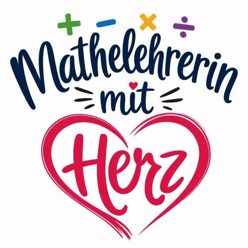 Tasse »Mathelehrerin mit Herz«