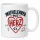 Tasse »Mathelehrer mit Herz«