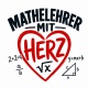 Tasse »Mathelehrer mit Herz«