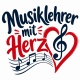 Tasse »Musiklehrer mit Herz«