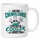 Tasse »Ich bin Chemielehrer, also viel cooler«