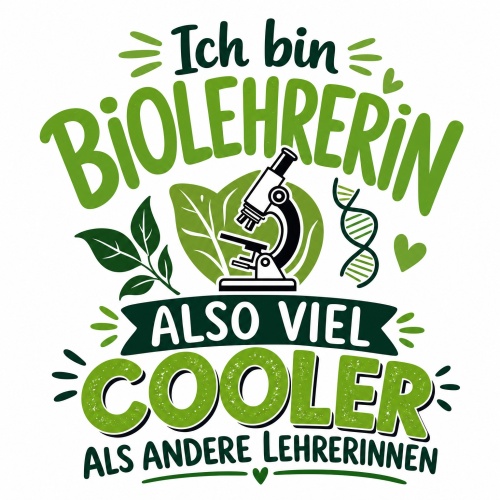 Tasse »Ich bin Biolehrerin, also viel cooler«