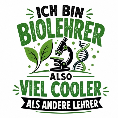 Tasse »Ich bin Biolehrer – viel cooler als...