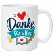 Tasse »Danke für alles«
