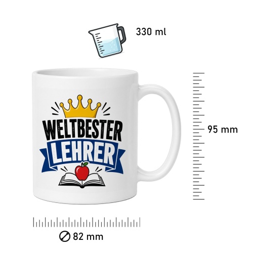 Tasse »Weltbester Lehrer«