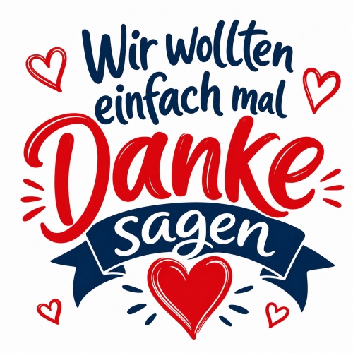 Tasse »Wir wollten einfach mal Danke sagen«