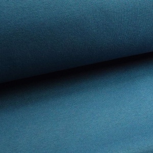Bündchenstoff Uni - Dunkel Petrol - Premiumqualität