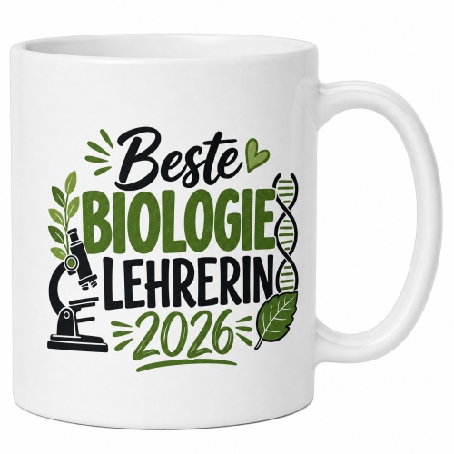 Tasse »Beste Biologie Lehrerin 2026«