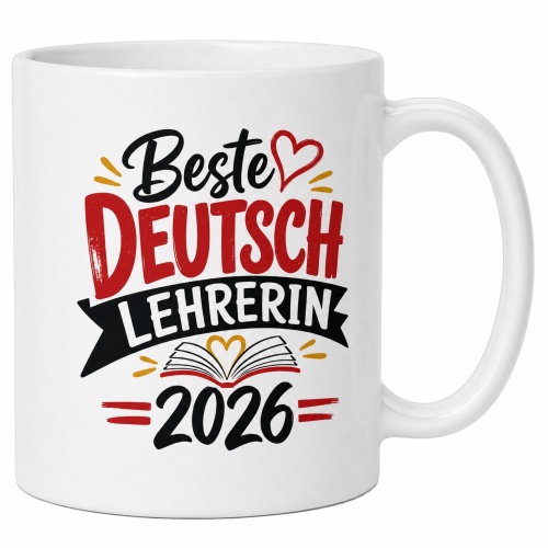 Tasse »Beste Deutschlehrerin 2026«