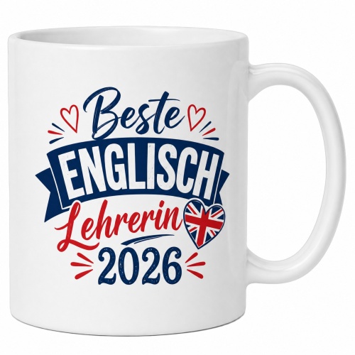 Tasse »Beste Englischlehrerin 2026«