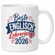 Tasse »Beste Englischlehrerin 2026«