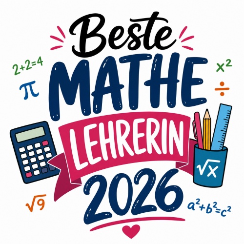 Tasse »Beste Mathe Lehrerin 2026«