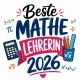 Tasse »Beste Mathe Lehrerin 2026«