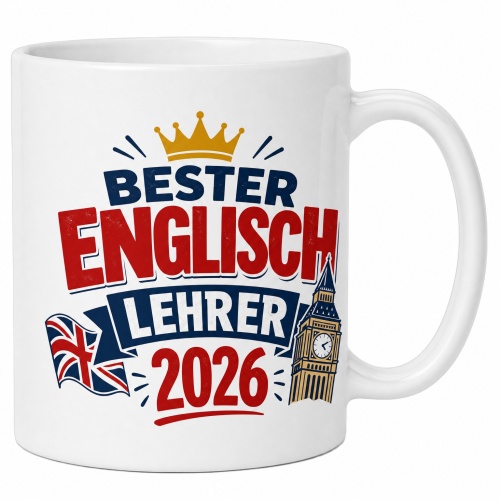 Tasse »Bester Englischlehrer 2026«