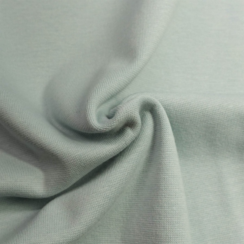 Bündchenstoff Uni - Zart Grün - Premiumqualität