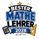 Tasse »Bester Mathe Lehrer 2026«