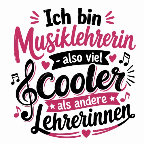 Tasse »Ich bin Musiklehrerin – also viel...